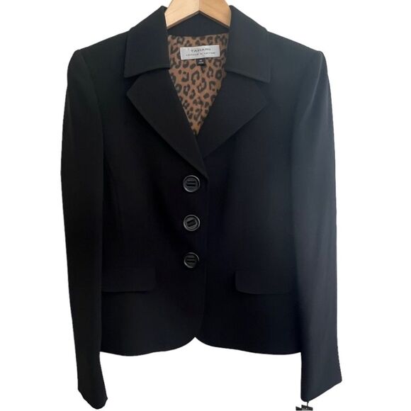 Tahari Arthur S. Levine Blazer
Jacket Womens Sz 10 Black
Shawl Lapel NWT 🏷 - Picture 1 of 15